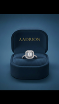 Elegant Princess-Cut Halo Ring