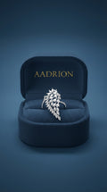 Floral Marquise Diamond Statement Ring