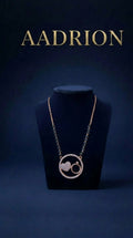 Rose Gold Heart & Ring Mangalsutra Necklace