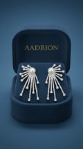 Pearl Starburst Diamond Earrings