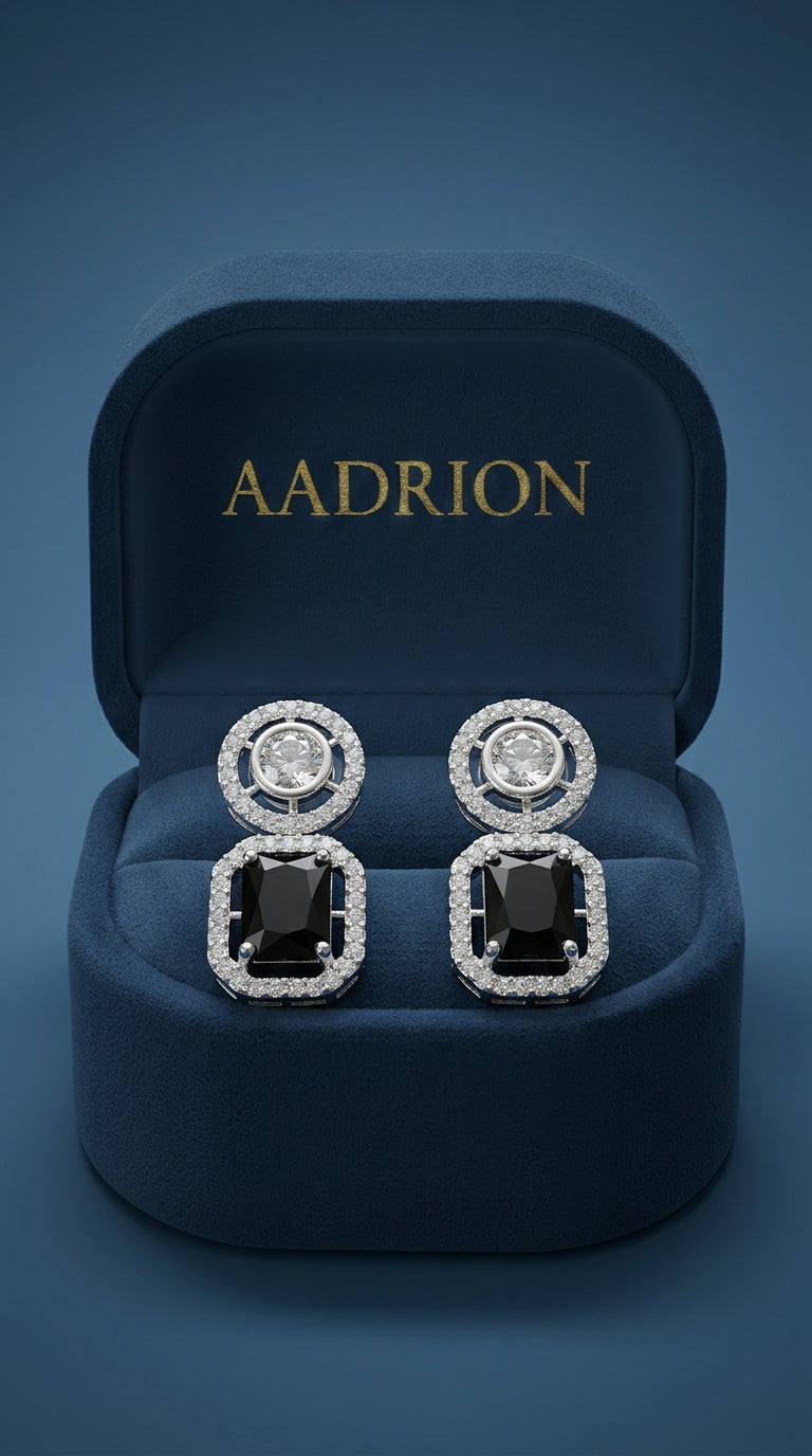 Midnight Royale Drop Earrings