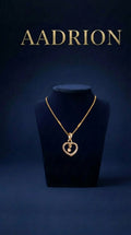 Gold Plated Heart Pendant Necklace
