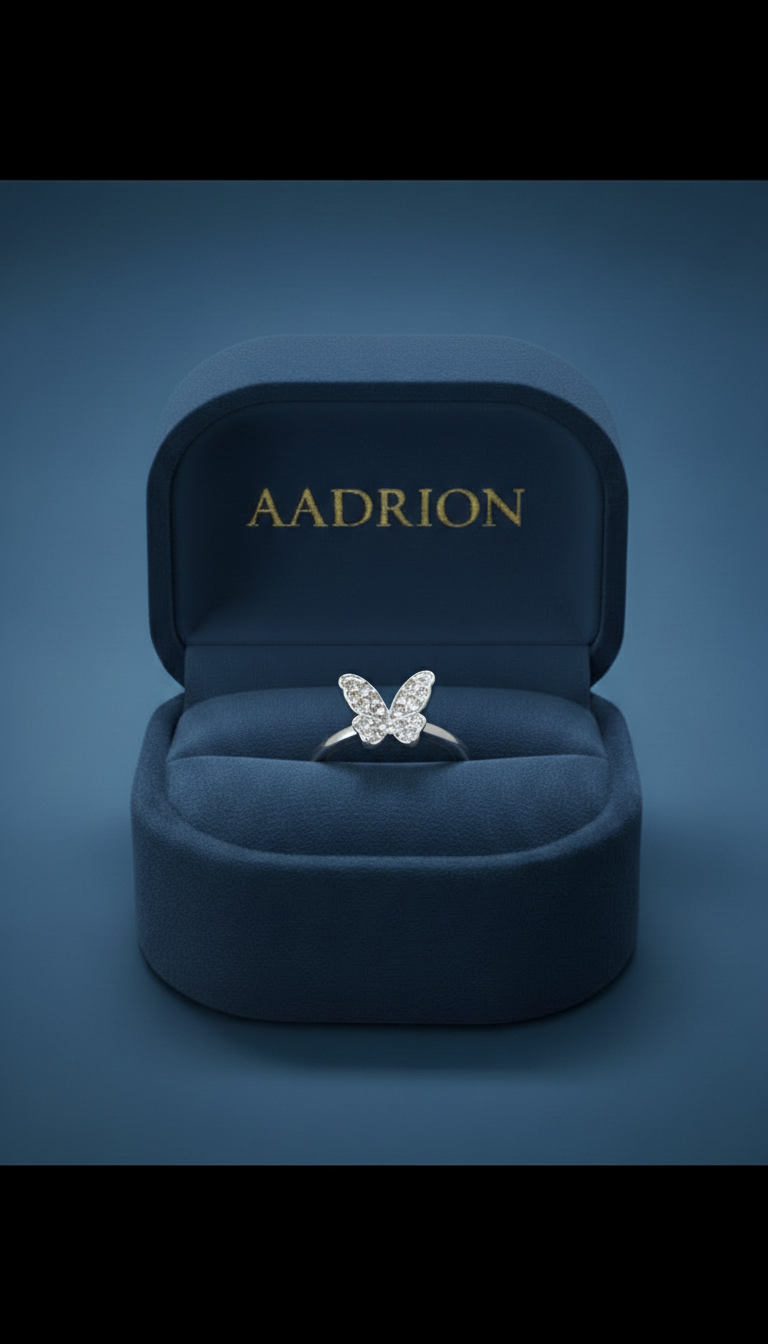 Butterfly Diamond Ring