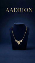 Leaf Heart Mangalsutra – Gold Plated Designer Beauty